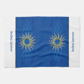 eindeloze zomer | Kustzon en keukenhanddoek (Horizontaal)