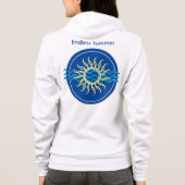 eindeloze zomer | Kustzon Full-Zip Hoodie (Achterkant)
