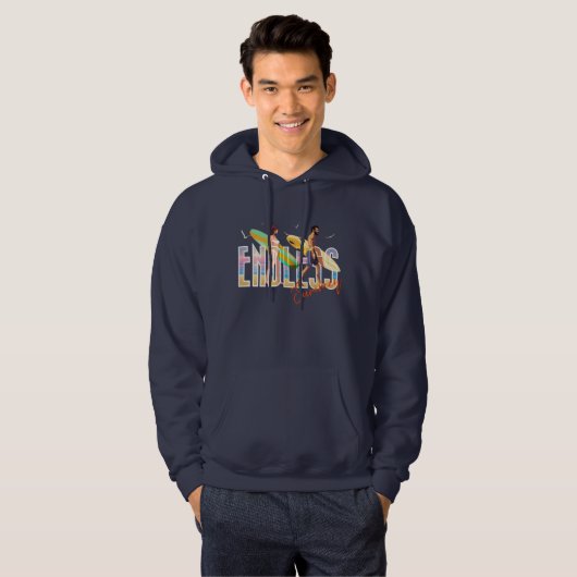 Eindeloze zomer | Mannen hoodie (licht) (Voorkant volledig)