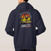 Eindeloze zomer | Mannen hoodie (licht) (Achterkant)