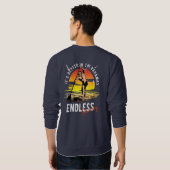 Eindeloze zomer | Mannen Sweatshirt (Licht) (Achterkant volledig)