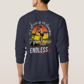 Eindeloze zomer | Mannen Sweatshirt (Licht) (Achterkant)