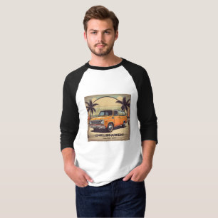 Eindeloze zomer retro T-shirt