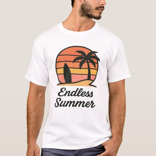 eindeloze zomer t-shirt (Voorkant)