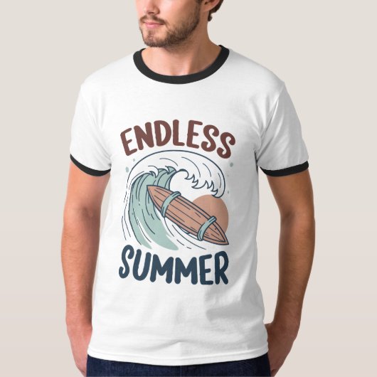 eindeloze zomer t-shirt (Voorkant)