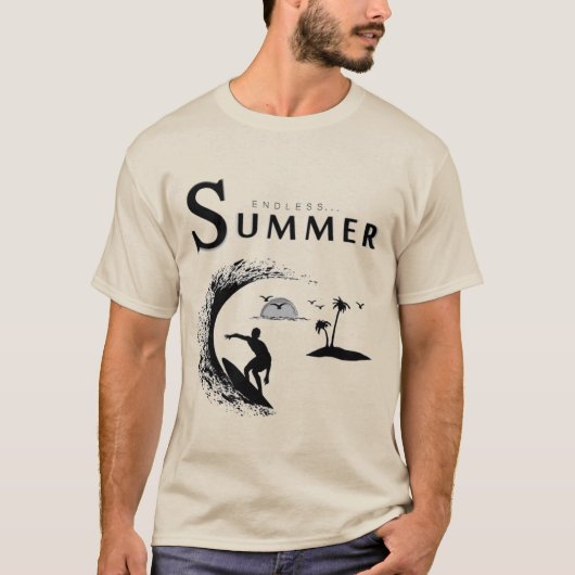 "eindeloze zomer" T-shirt (Voorkant)