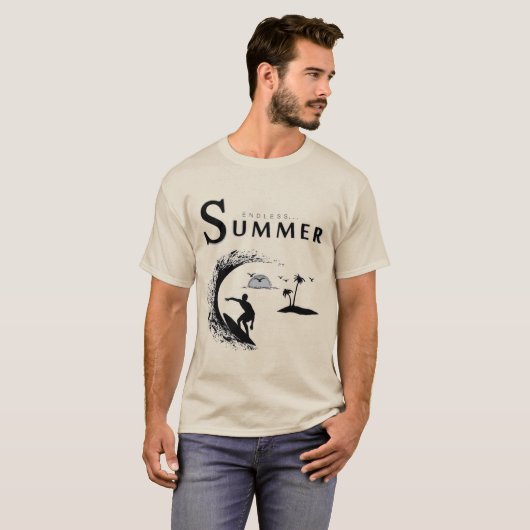 "eindeloze zomer" T-shirt (Voorkant volledig)