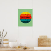 Eindeloze zomer, waarde Poster papier (mat) (Keuken)