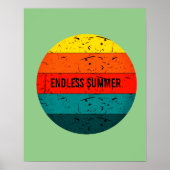 Eindeloze zomer, waarde Poster papier (mat) (Voorkant)