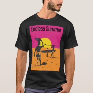 eindeloze zomerse Sticker T-shirt