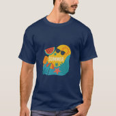 Eindeloze zomervibes t-shirt (Voorkant)