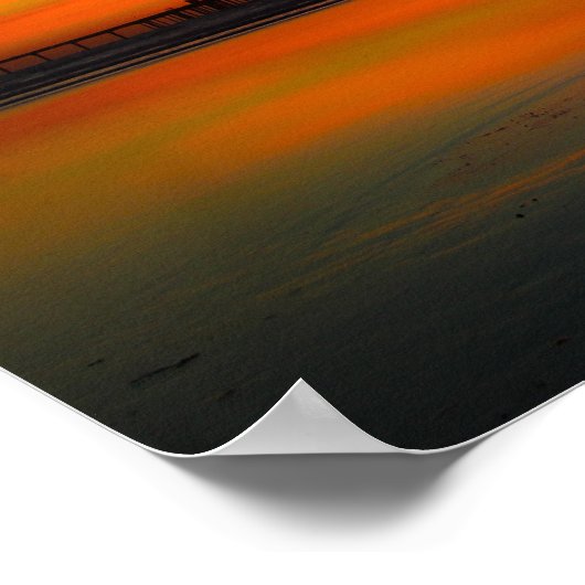 eindeloze zonsondergang samen poster (Hoek)