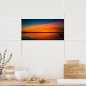 eindeloze zonsondergang samen poster (Keuken)