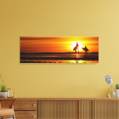 Eindeloze Zonsondergangen Canvas Afdruk (Insitu (Woonkamer))