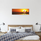Eindeloze Zonsondergangen Canvas Afdruk (Insitu (Slaapkamer))