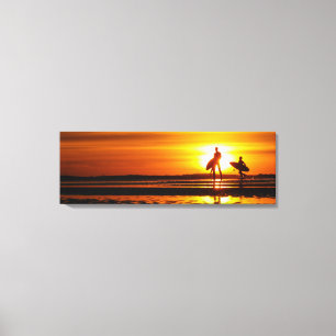 Eindeloze Zonsondergangen Canvas Afdruk