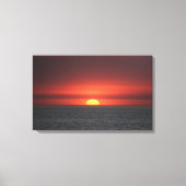 Eindeloze Zonsondergangen Canvas Afdruk (Voorkant)