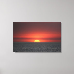 Eindeloze Zonsondergangen Canvas Afdruk