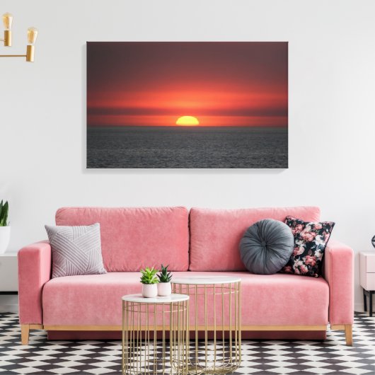 Eindeloze Zonsondergangen Canvas Afdruk (Insitu (Woonkamer))