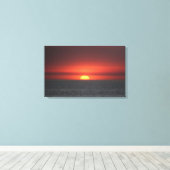 Eindeloze Zonsondergangen Canvas Afdruk (Insitu (Houten vloer))