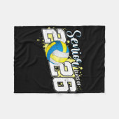 Eindevanement Volleybal Afstuderen 2026 Fleece Deken (Voorkant (Horizontaal))
