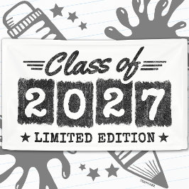 Eindexamen Limited Edition Afluitingsklas 2027 Spandoek