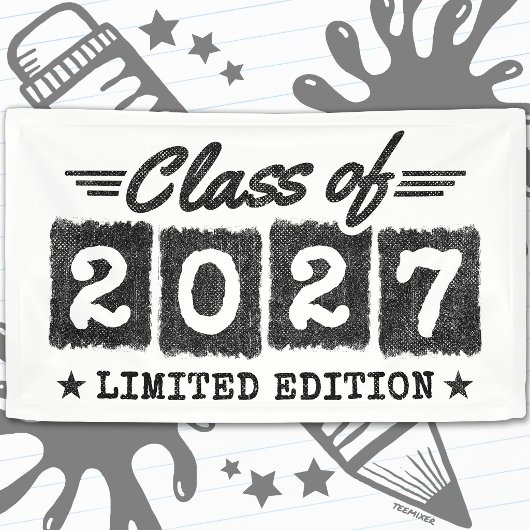 Eindexamen Limited Edition Afluitingsklas 2027 Spandoek