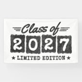 Eindexamen Limited Edition Afluitingsklas 2027 Spandoek (Horizontaal)
