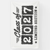 Eindexamen Limited Edition Afluitingsklas 2027 Spandoek (Verticaal)