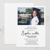 Eindexamen middelbare school, Afstudeerfeest Kaart (Voorkant / Achterkant)