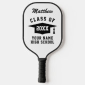 Eindexamenfeest cadeau klas 2026 pickleball paddle (Achterkant)