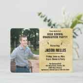 Eindexamenfeest - Foto Uitnodiging (Staand voorkant)