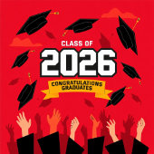 Eindexamenfeestkaart klas 2026  kaart