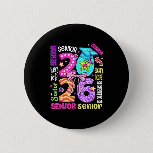 Eindexamenjaar 2026 eindexamendag eindelijk klaar ronde button 5,7 cm (Voorkant)
