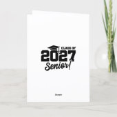 Eindexamenjaar trots Afstudeerklas 2027 Kaart (Achterkant)
