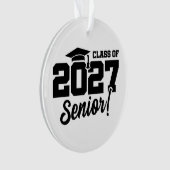 Eindexamenjaar trots Afstudeerklas 2027 Ornament (voorkant)