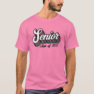 Eindexamenklas 2023 Senior vrouwen Meisjes Afstude T-shirt