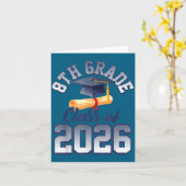 eindexamenklas 2026 afstuderen kaart (Gele Bloem)