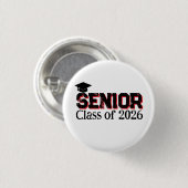Eindexamenklas 2026 ronde button 3,2 cm (Voorkant /achterkant)