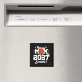 Eindexamenklas 2027 basketbal trotse moeder magneet (Insitu (Vaatwasser))