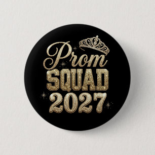 Eindexamenklas 2027 gala squad ronde button 5,7 cm