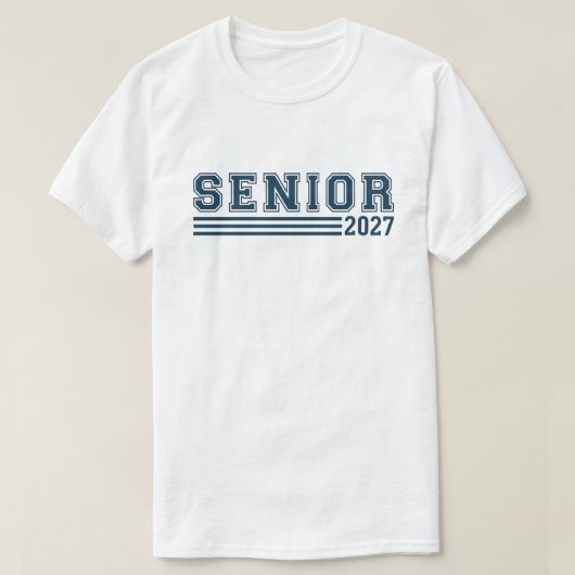 Eindexamenklas 2027 t-shirt (Design voorkant)