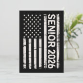 Eindexamenklas van 2026 Patriottische Amerikaanse  Kaart (Staand voorkant)