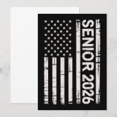 Eindexamenklas van 2026 Patriottische Amerikaanse  Kaart (Voorkant / Achterkant)