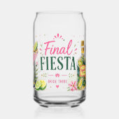 Eindfeest Bachelorette Bruidsstam Blikvorm Glas (Links)