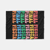 Eindfeest Bruid Squad Matchende Bachelorette Par Fleece Deken (Voorkant (Horizontaal))