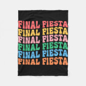 Eindfeest Bruid Squad Matchende Bachelorette Par Fleece Deken (Voorkant)