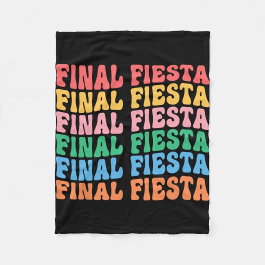 Eindfeest Bruidsmeisjes Team Overeenkomstige Bache Fleece Deken (Voorkant)