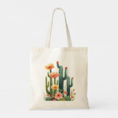 Eindfeest Cactus Jonggezellenfeest Tote Bag (Achterkant)