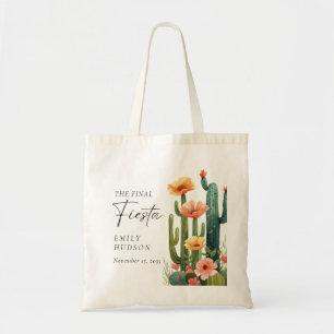 Eindfeest Cactus Meidenavakantie Tote Bag